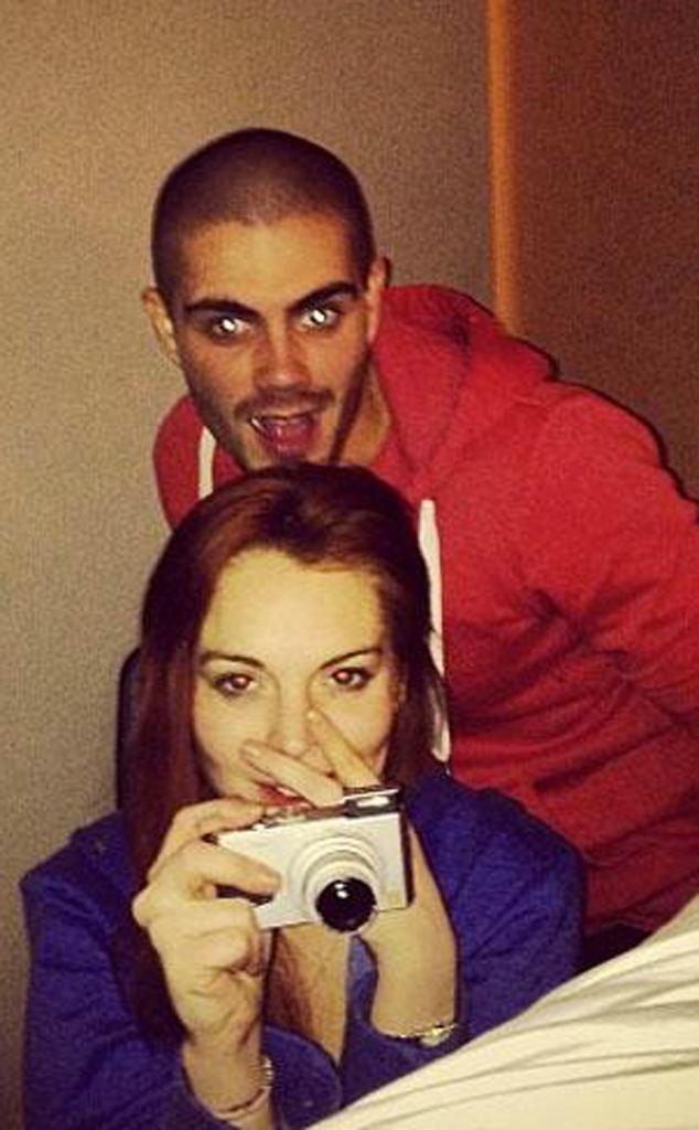 Lindsay Lohan, Max George Lindsay Lohan, Max George